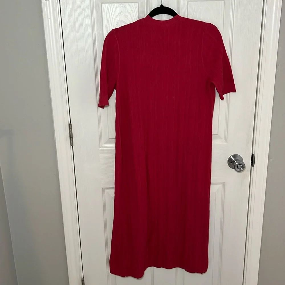NWT Ribbed Short Sleeve Duster Cardigan - Picture 3 of 5